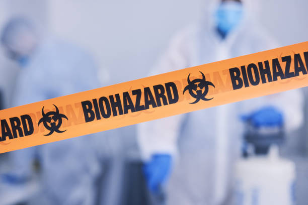 Professional Blood Cleanup technician working in Pomona, NY